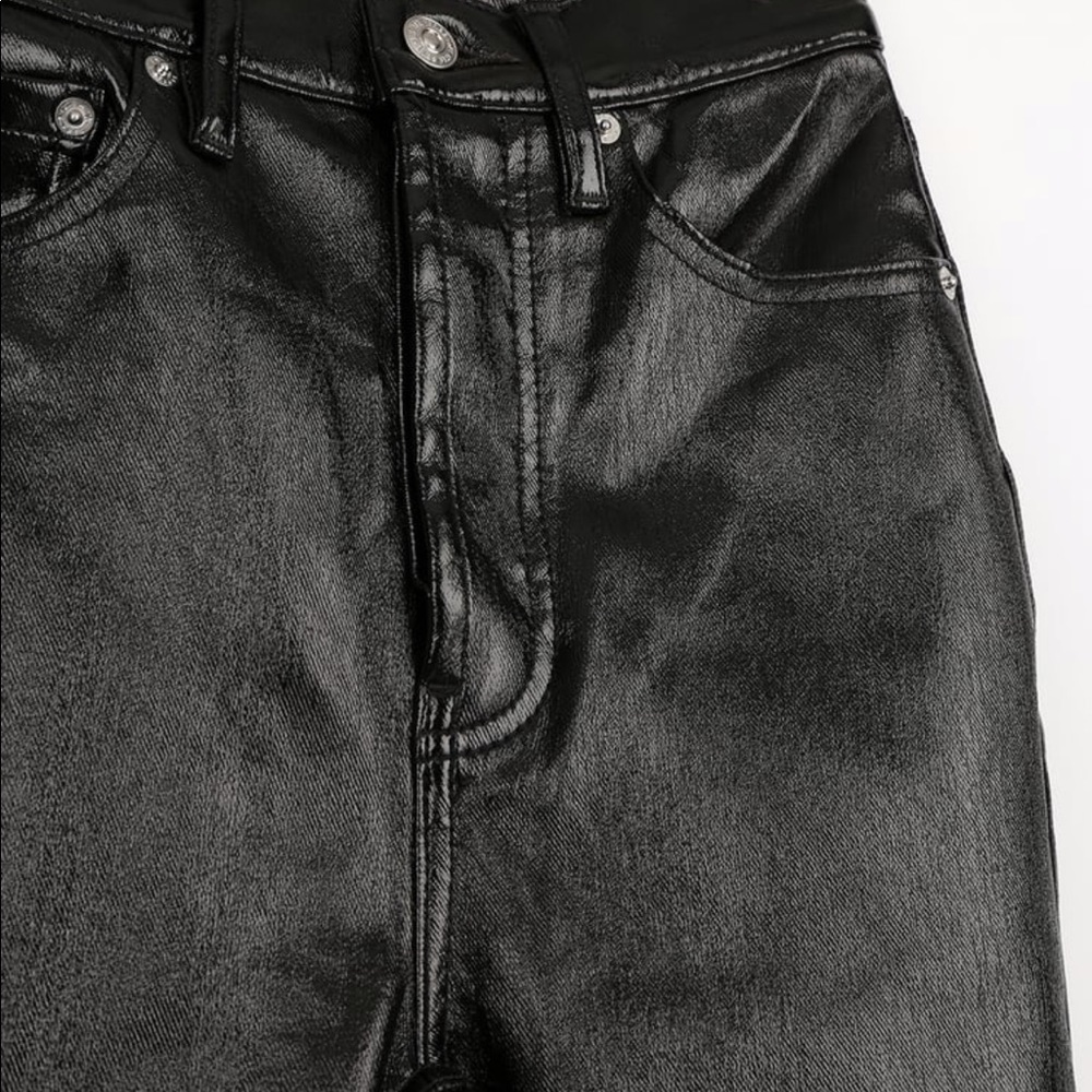 ⭐️Free People Phoenix | coated black skinny jeans - Picture 9 of 10